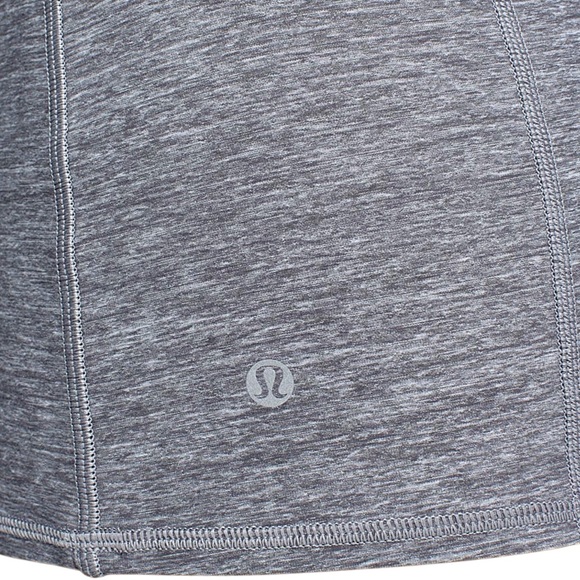 LULULEMON Dancing Warrior Tank in‎ Heathered Slate/Grapefruit - Picture 5 of 7